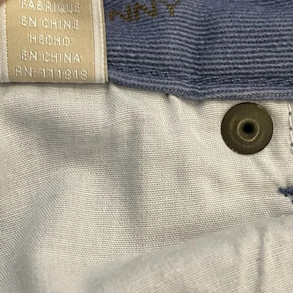Michael Kors Women’s Blue Gray Cropped Stretch Jeans 5-Pocket size 4